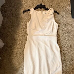 Calvin Klein Soft Cream Midi Dress